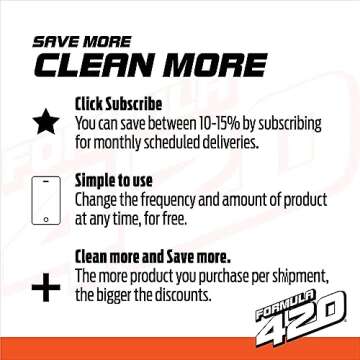 Formula 420 Cleaner - Pyrex, Glass, Metal and Ceramic - 12 Oz. Bottles. 2 Pack