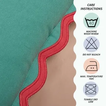 Folkulture Throw Pillow Covers for Couch, 18x18 Decorative Couch Pillows for Living Room, 100% Cotton Boho Pillow Case or Cute Outdoor Pillows, Farmhouse Accent Pillow Covers (Mistletoe)