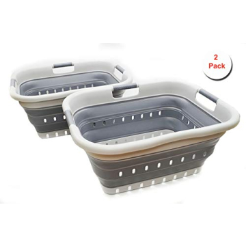 SAMMART 41L Collapsible Laundry Baskets - Space Saving Solution