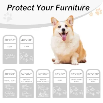 hyha Waterproof Dog Bed Blanket - Stylish & Practical