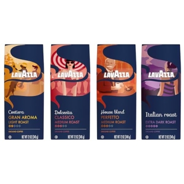Lavazza Coffee Sampler Pack 4 Unique Blends to Enjoy