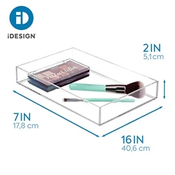 Stylish iDesign Decorative Vanity Tray for Perfect Organization