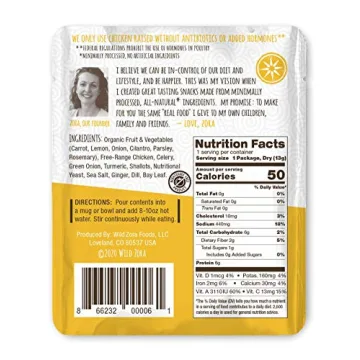 Wild Zora Keto Soups - Delicious Lemon Chicken Broth - 8 Pack