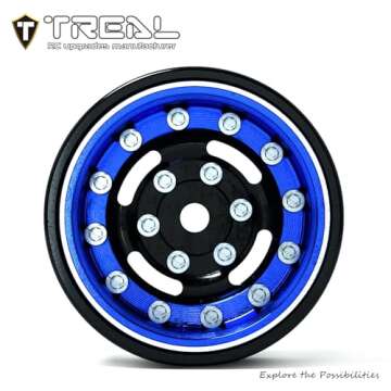 TREAL Beadlock Wheels Deep Dish Rims for SCX24 AX24