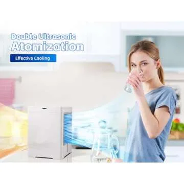 Portable Air Conditioner Mini USB Evaporative Fan for Home