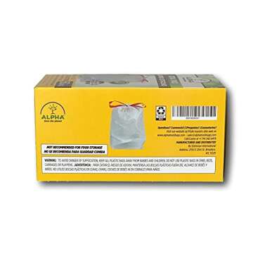 Alpha Eco-Friendly 13 Gallon Trash Bags – Extra Thick & Strong