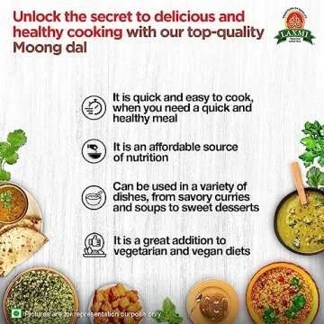 Laxmi Moong Dal (Split Mung Beans) - 2 Pound Bag