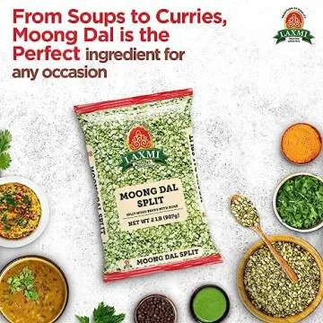 Laxmi Moong Dal (Split Mung Beans) - 2 Pound Bag