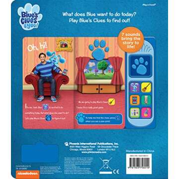 Nickelodeon Blue's Clues & You! - Play Day with Blue! Sound Book - PI Kids (Play-A-Sound)
