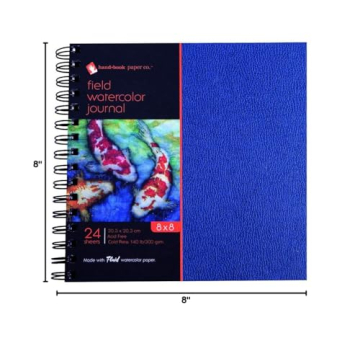 Speedball Watercolor Journal - 8x8, Durable & High-Quality