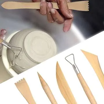 iMilotoz 18 PCS Clay Tools for Pottery and DIY Crafting