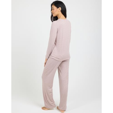 Soft Women's Long Sleeve Pajama Sets 2-Pack Comfortable Sleepwear