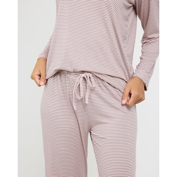 Soft Women's Long Sleeve Pajama Sets 2-Pack Comfortable Sleepwear