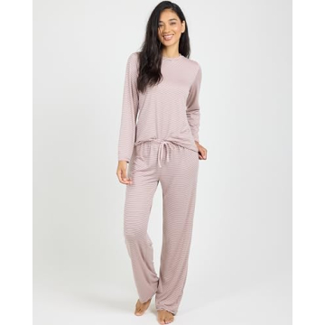 Soft Women's Long Sleeve Pajama Sets 2-Pack Comfortable Sleepwear