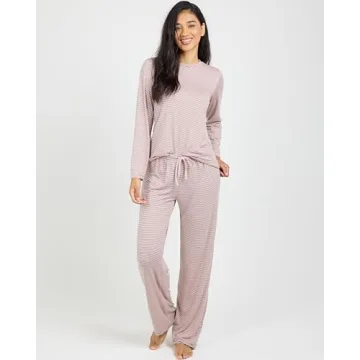 Soft Women's Long Sleeve Pajama Sets 2-Pack Comfortable Sleepwear