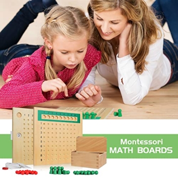 YHZAN Montessori Math Board Making Math Fun for Kids