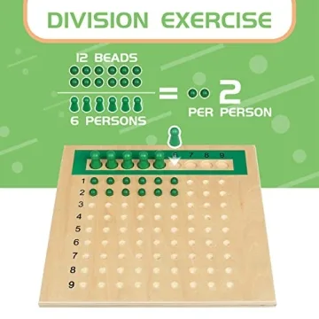 YHZAN Montessori Math Board Making Math Fun for Kids