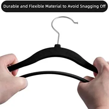 Kids Velvet Hangers - Stylish Velvet Toddler Hangers (30-Pack)