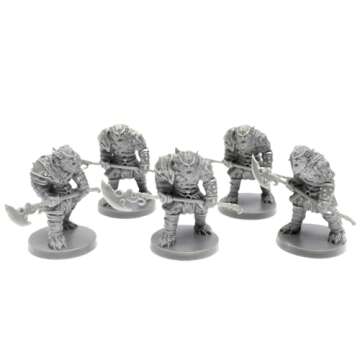 Blacklist Games Miniatures: Fantasy Series 1 Stretch Goals - 66 Styles - 10 Large Figures - 1 Giant 1 Dragon - 3 Colors - Highly Detailed (131 items)