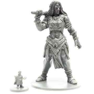Blacklist Games Miniatures: Fantasy Series 1 Stretch Goals - 66 Styles - 10 Large Figures - 1 Giant 1 Dragon - 3 Colors - Highly Detailed (131 items)
