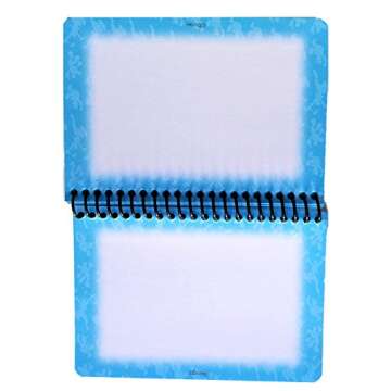 Disney Authentic Licensed Spiral Autograph Book Memo Notepad (Mickey & Friends Blue)