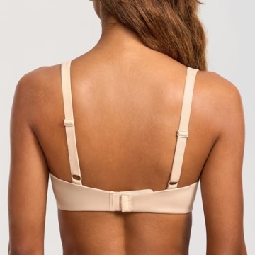 DOBREVA Plus Size Unlined Balconette Bra Comfort Beige