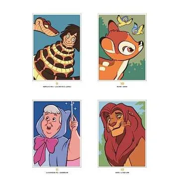 Coloriages mystères Disney - Portraits (trompe l'oeil)