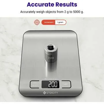 Etekcity Kitchen Scale for Weight Loss & Cooking