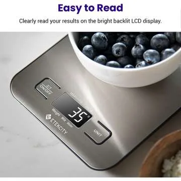 Etekcity Kitchen Scale for Weight Loss & Cooking