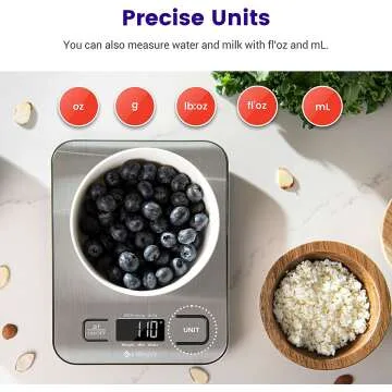 Etekcity Kitchen Scale for Weight Loss & Cooking