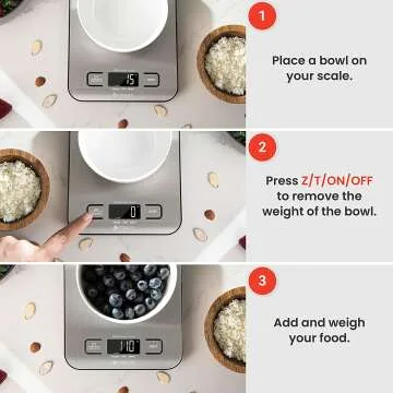 Etekcity Kitchen Scale for Weight Loss & Cooking
