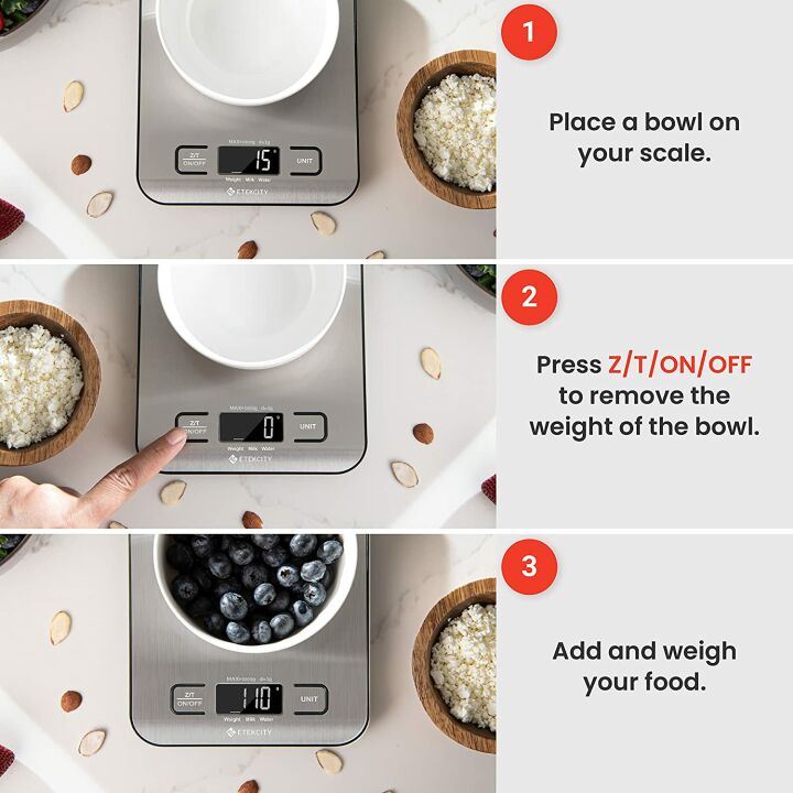 Etekcity Kitchen Scale for Weight Loss & Cooking