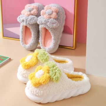 Stylish FRZTOUR Floral Slippers for Ultimate Comfort