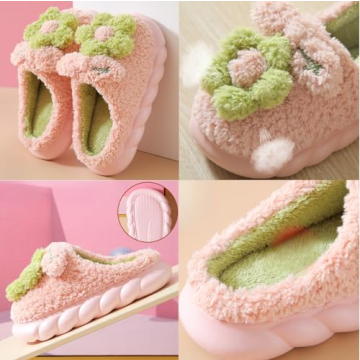 Stylish FRZTOUR Floral Slippers for Ultimate Comfort