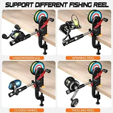 PLUSINNO Fishing Line Spooler System Machine for Anglers