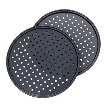 Destinymd 12-Inch Pizza Pan with Holes for Crispy Crust