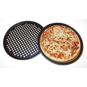 Destinymd 12-Inch Pizza Pan with Holes for Crispy Crust