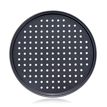 Destinymd 12-Inch Pizza Pan with Holes for Crispy Crust