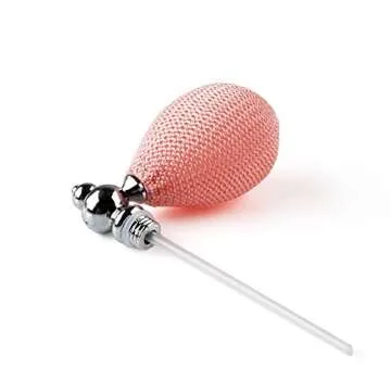 Coolrunner Crystal Art Vintage Style Refillable Perfume Atomizer Spray Bottle 100ml (Pink)