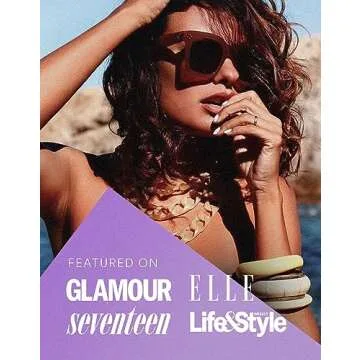 zeroUV - Oversized Fashion Retro Square Sunglasses for Women Vintage Style 50mm (Shiny Black/Smoke Polarized)