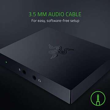 Razer Ripsaw HD Game Streaming Capture Card: 4K Passthrough - 1080P FHD 60 FPS Recording - Compatible W/ PC, PS4, Xbox One, Nintendo Switch
