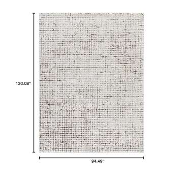 Livabliss x Our PNW Home Cascade Minimalist Area Rug, 7'10" x 10', Brown