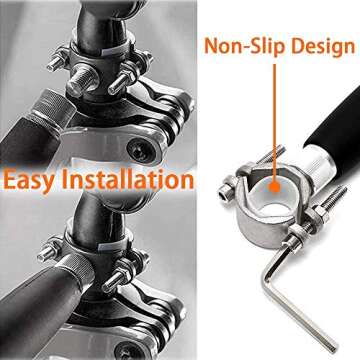 MWY Dog Hands Free Leashes,Dog Bike Leash,Dog Bicycle Exerciser Leash for Exercising Training Jogging Cycling,Easy Installation,Removal Hand Free (Black)