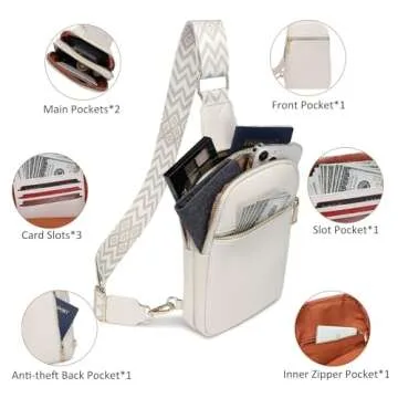 Trendy DIOMO Anti Theft Sling Bag for Women