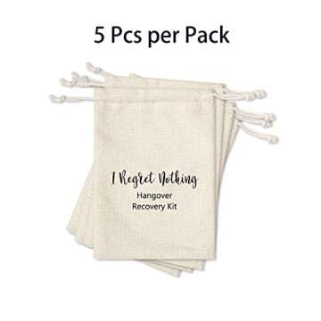 I Regret Nothing Hangover Recovery Kit Gift Bags for Events