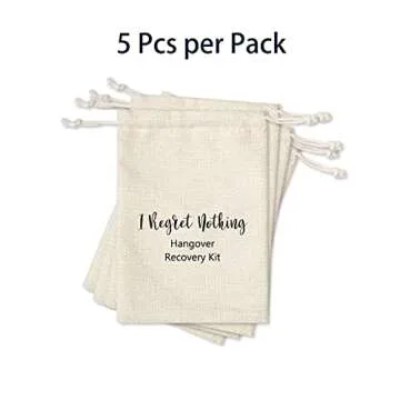 I Regret Nothing Hangover Recovery Kit Gift Bags for Events