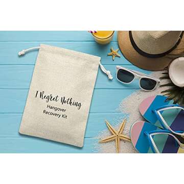 I Regret Nothing Hangover Recovery Kit Gift Bags for Events