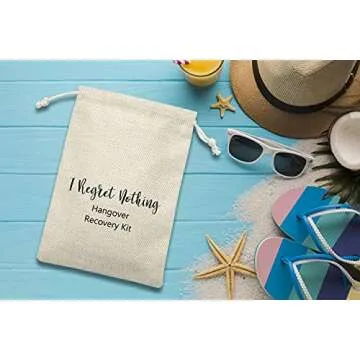 I Regret Nothing Hangover Recovery Kit Gift Bags for Events