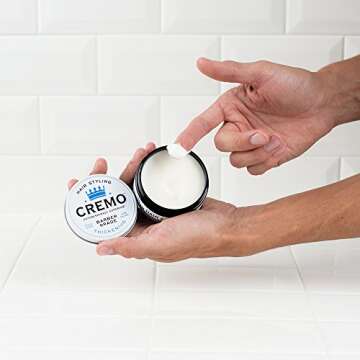 Cremo Mens Hair Paste - Premium Barber Grade Thickening Paste with High Hold and Low Shine, 4 Oz