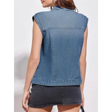 Imily Bela Denim Vest - Stylish & Comfortable Women’s Outerwear